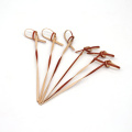 Custom Disposable Natural Colored Bamboo Knot BBQ Cocktail Skewers